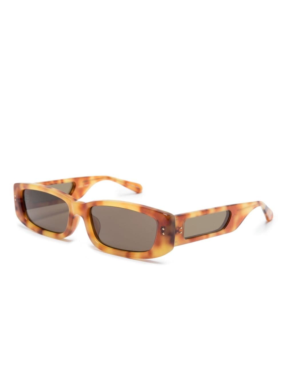 Talita rectangle-frame tortoiseshell-effect sunglasses - 2