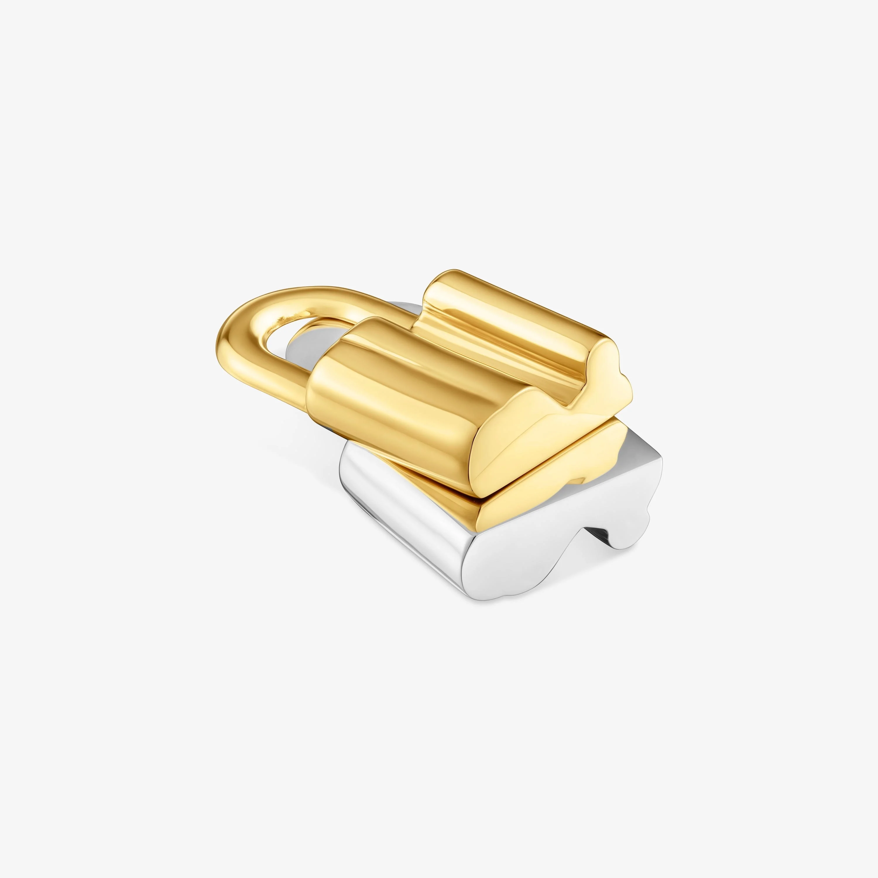 20 mm two-tone bear padlock motif Pendant TOUS Unlock - 1