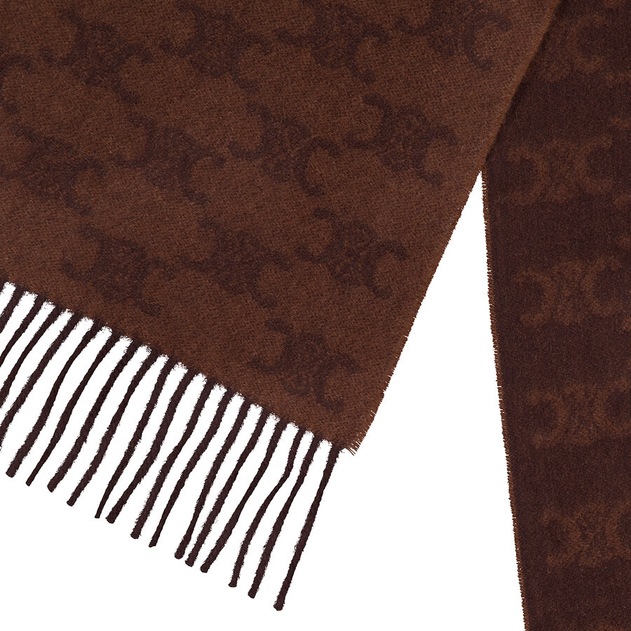 Celine Scarf With Fringe Edges - 4