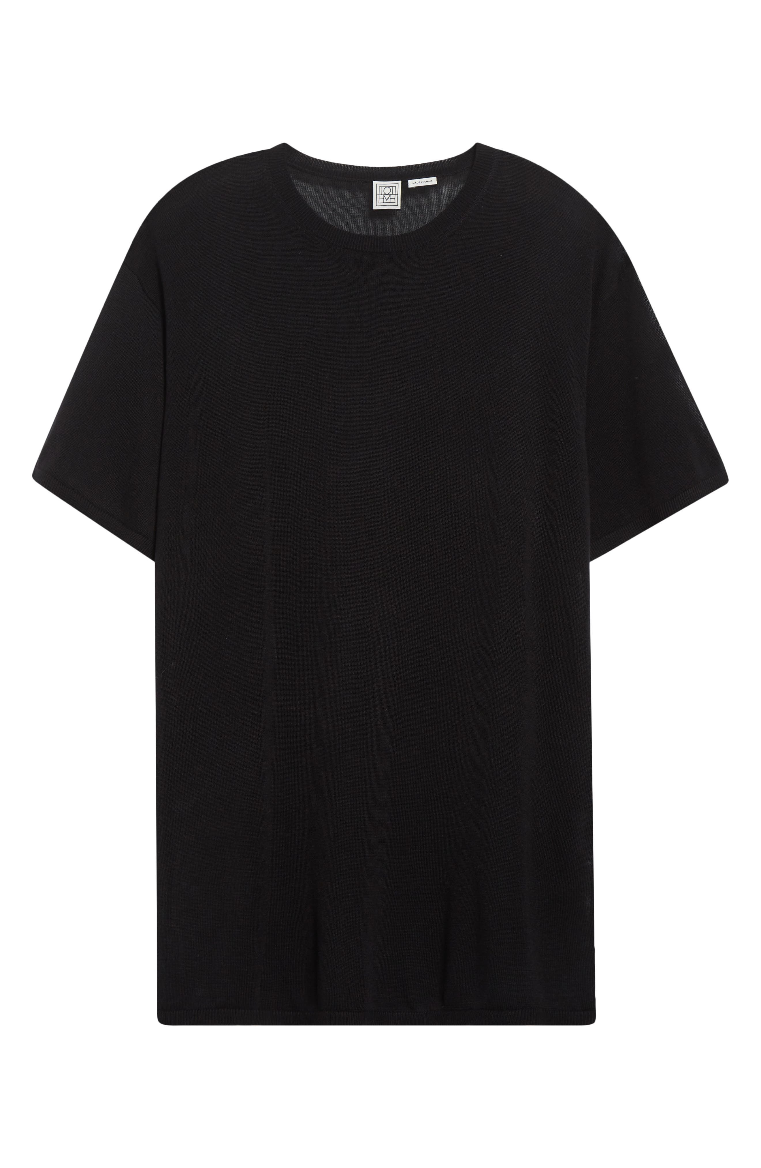 TOTEME Knit T-Shirt in Black at Nordstrom - 5