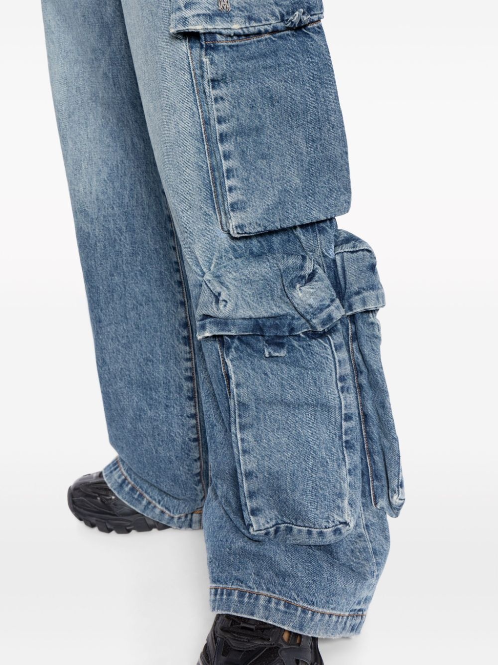 Baggy mid-rise wide-leg jeans - 5