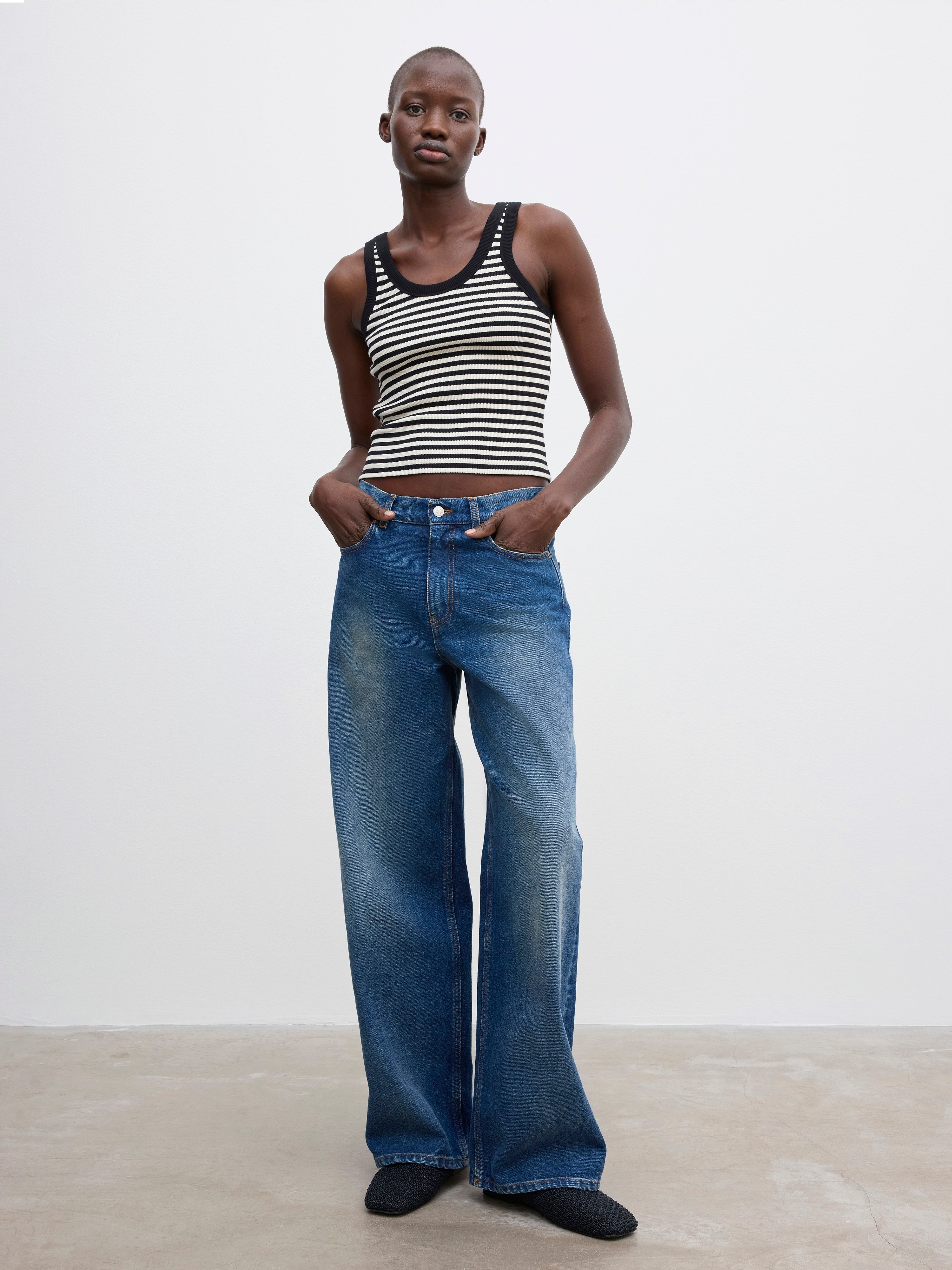 Ribbed tank top - 3