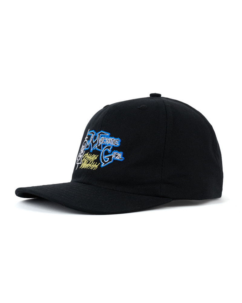 BRAIN DEAD Brain Dead x Machine Girl 6 Panel Hat - Black outlook