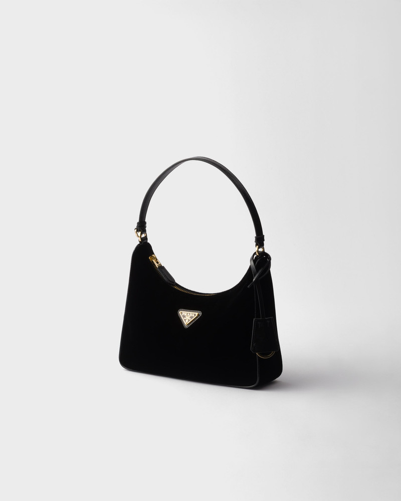 Prada Prada Re-Edition 2005 velvet and Saffiano mini bag outlook
