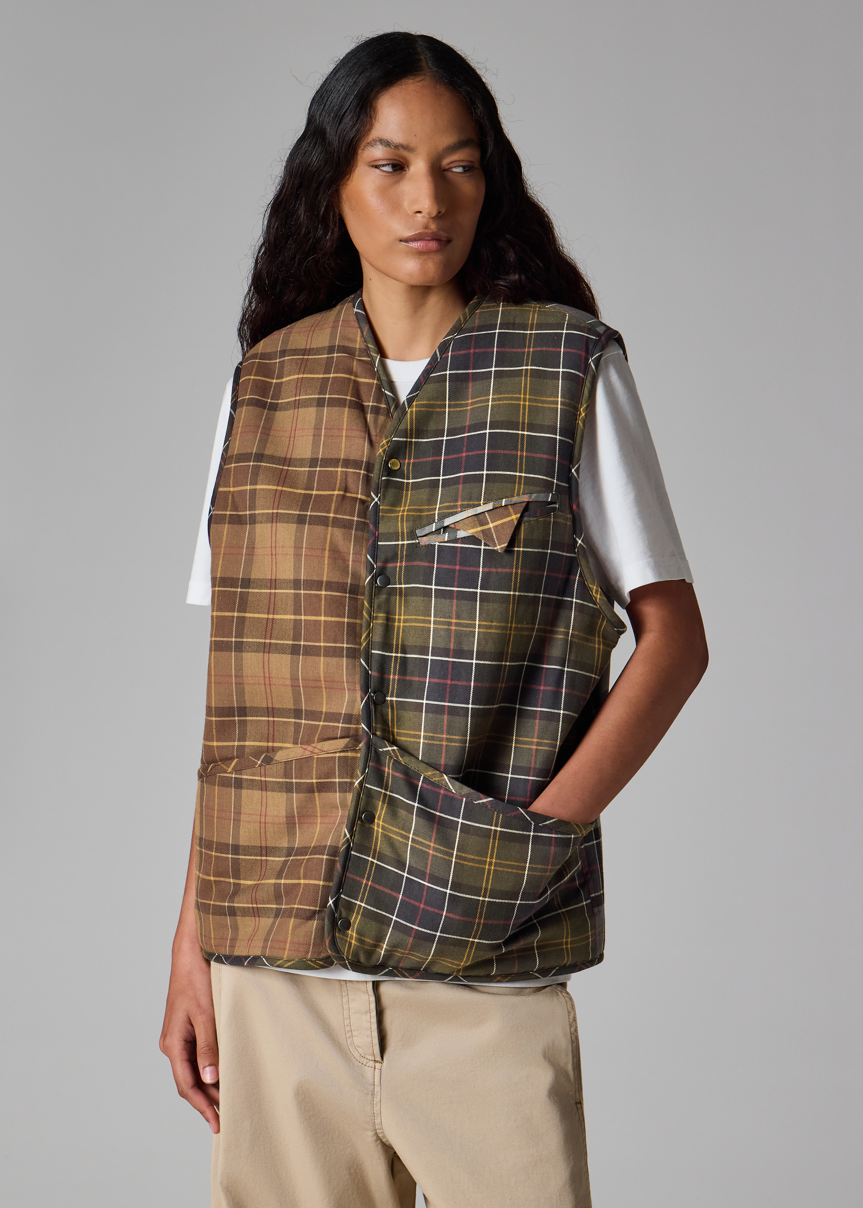 Paul Smith loves Barbour - Mixed Tartan Warm Pile Liner - 10