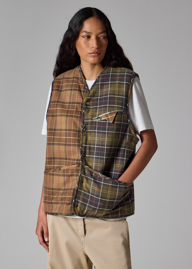 Paul Smith loves Barbour - Mixed Tartan Warm Pile Liner 10