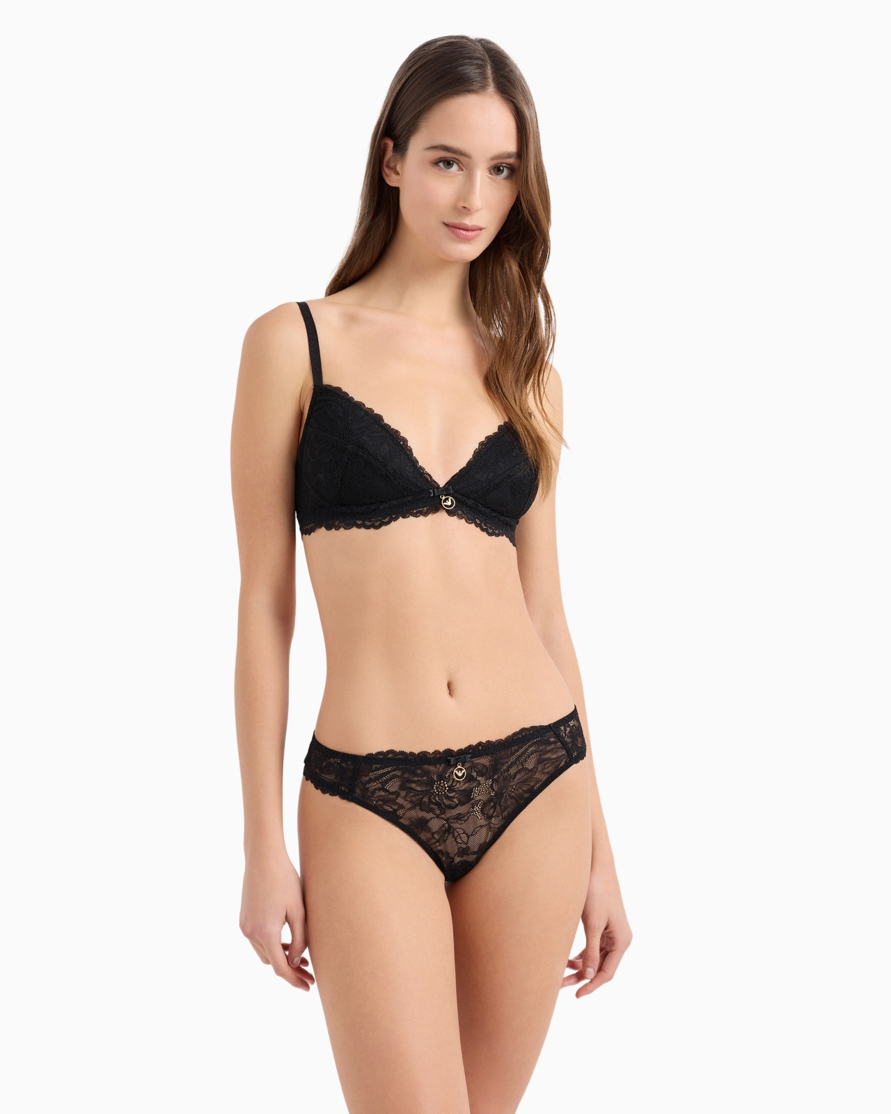 ASV Eternal Lace padded triangle bra in recycled lace - 2