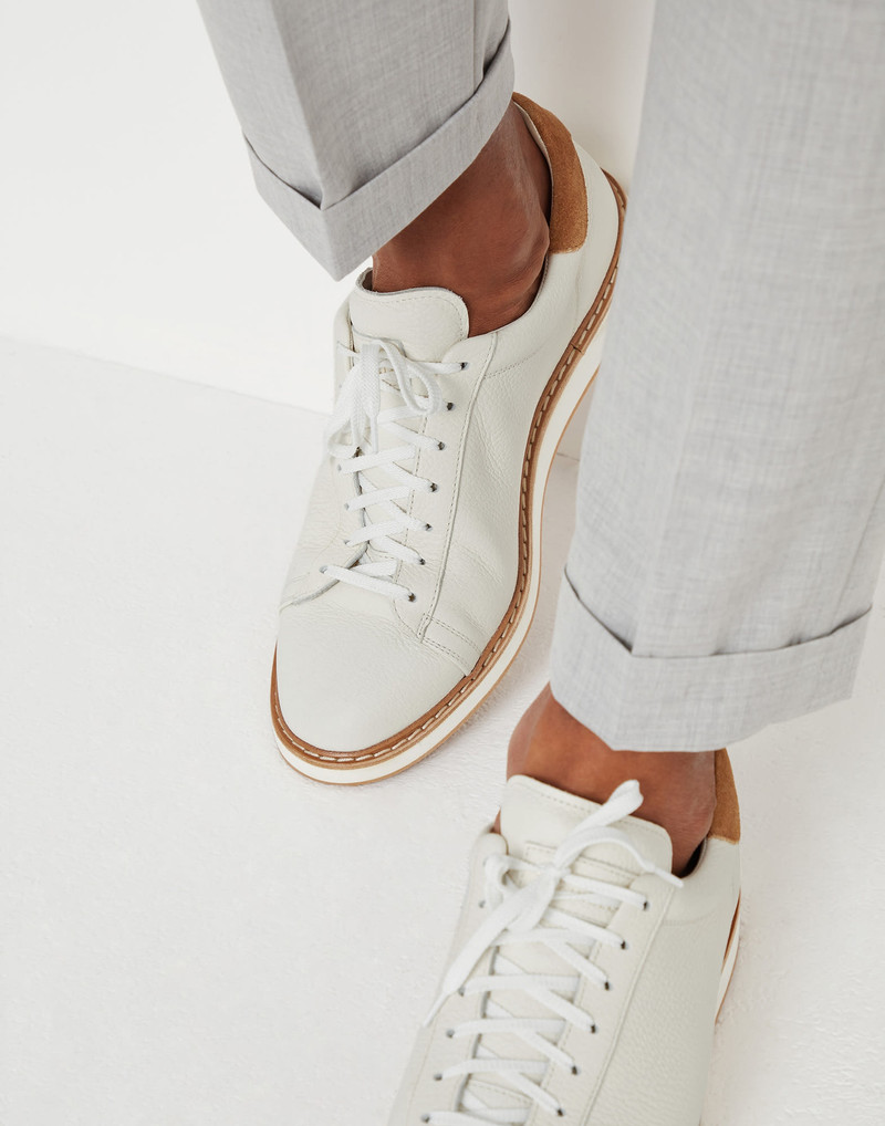 Grained calfskin sneakers 4