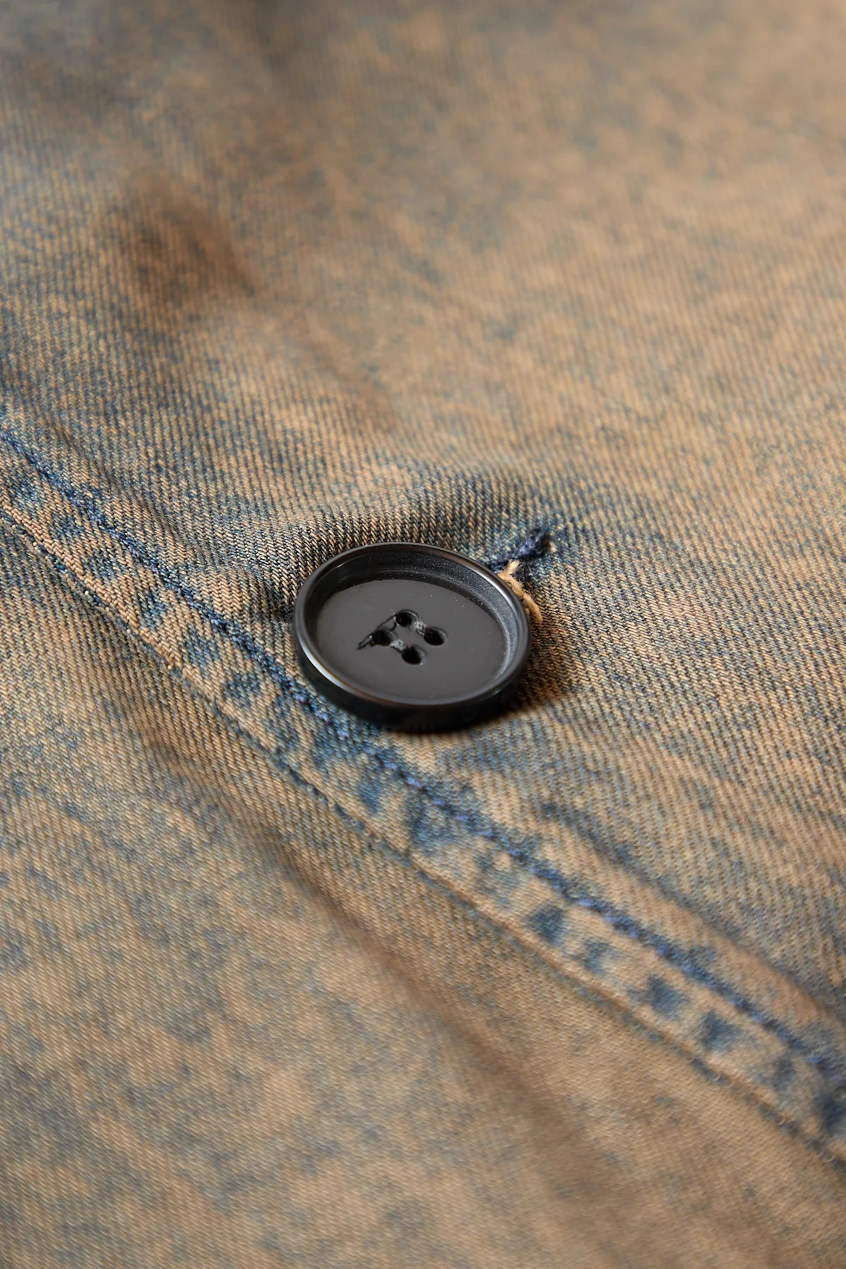 Diesel Oversized Dégradé Denim Blazer Blue - 3