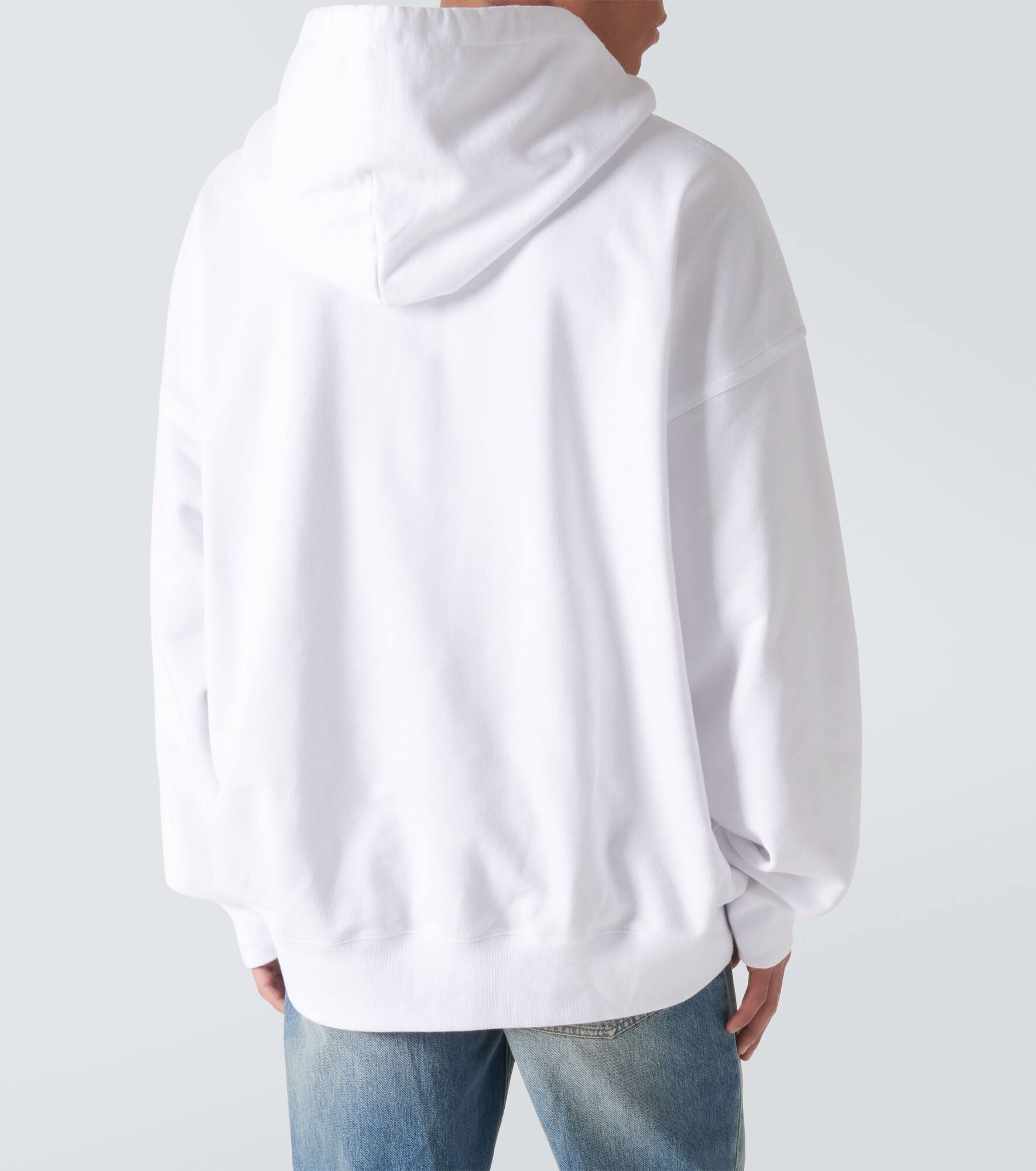 Cotton jersey hoodie - 4
