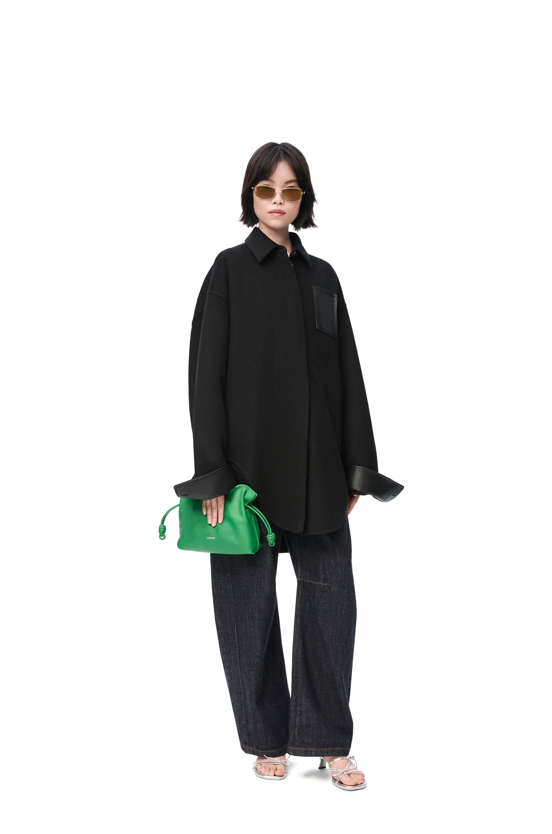 Overshirt in wool and cashmere - 3