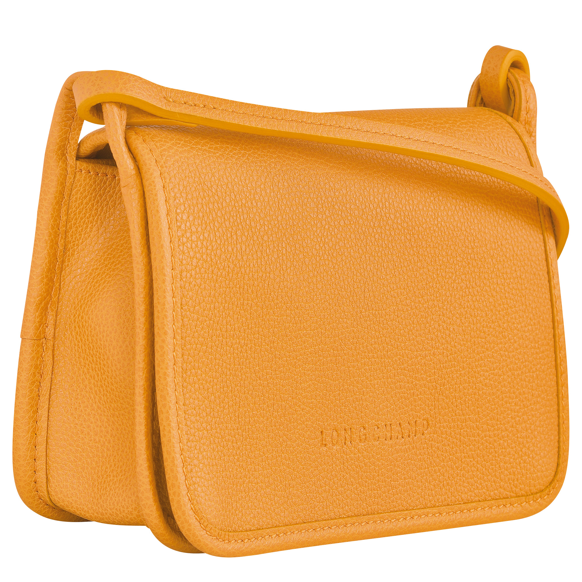 Le Foulonné Wallet on chain Apricot - Leather - 3