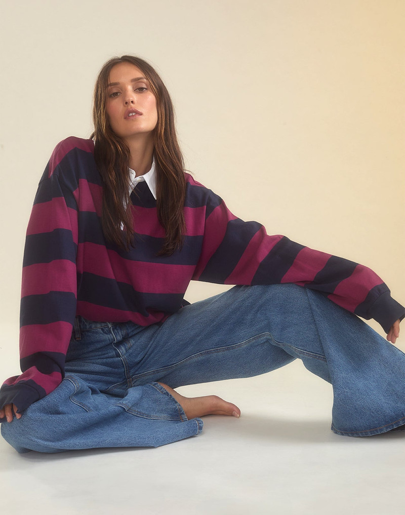 Ardie Striped Rugby Shirt 4