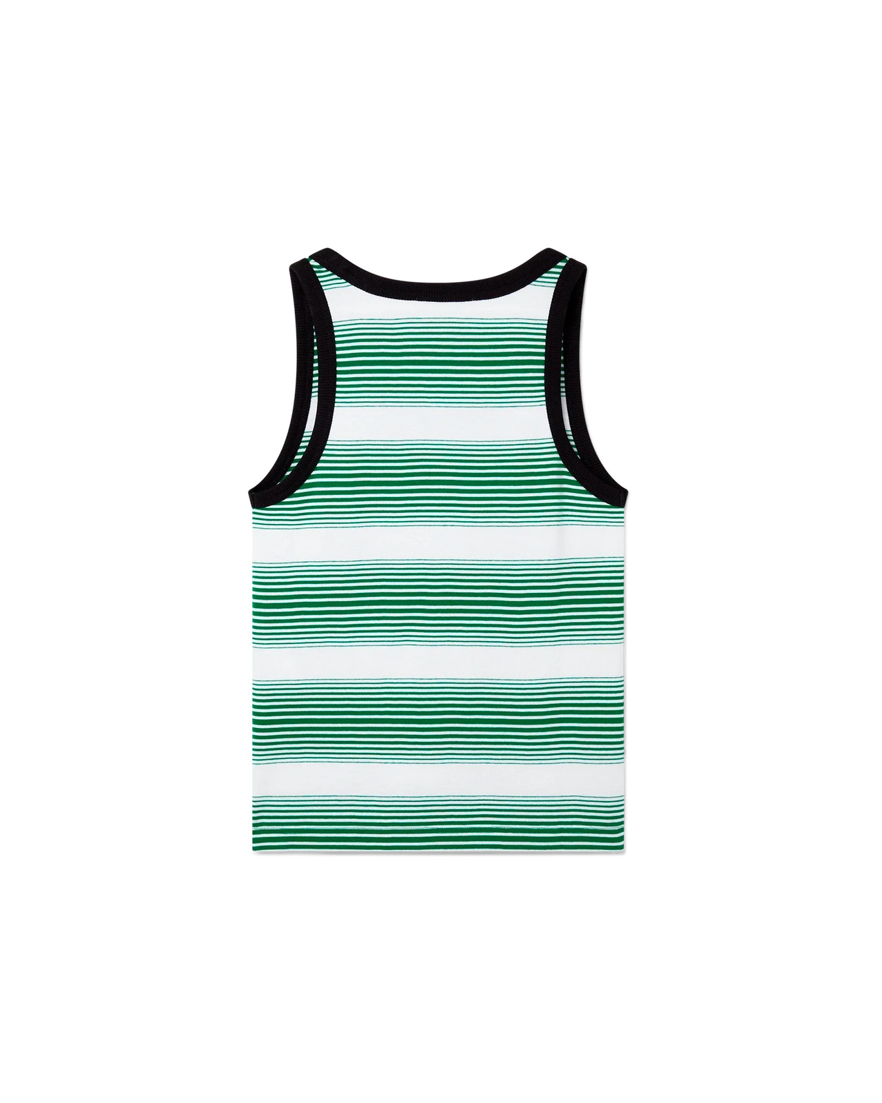 Gradient Stripe Ringer Tank Top - 2