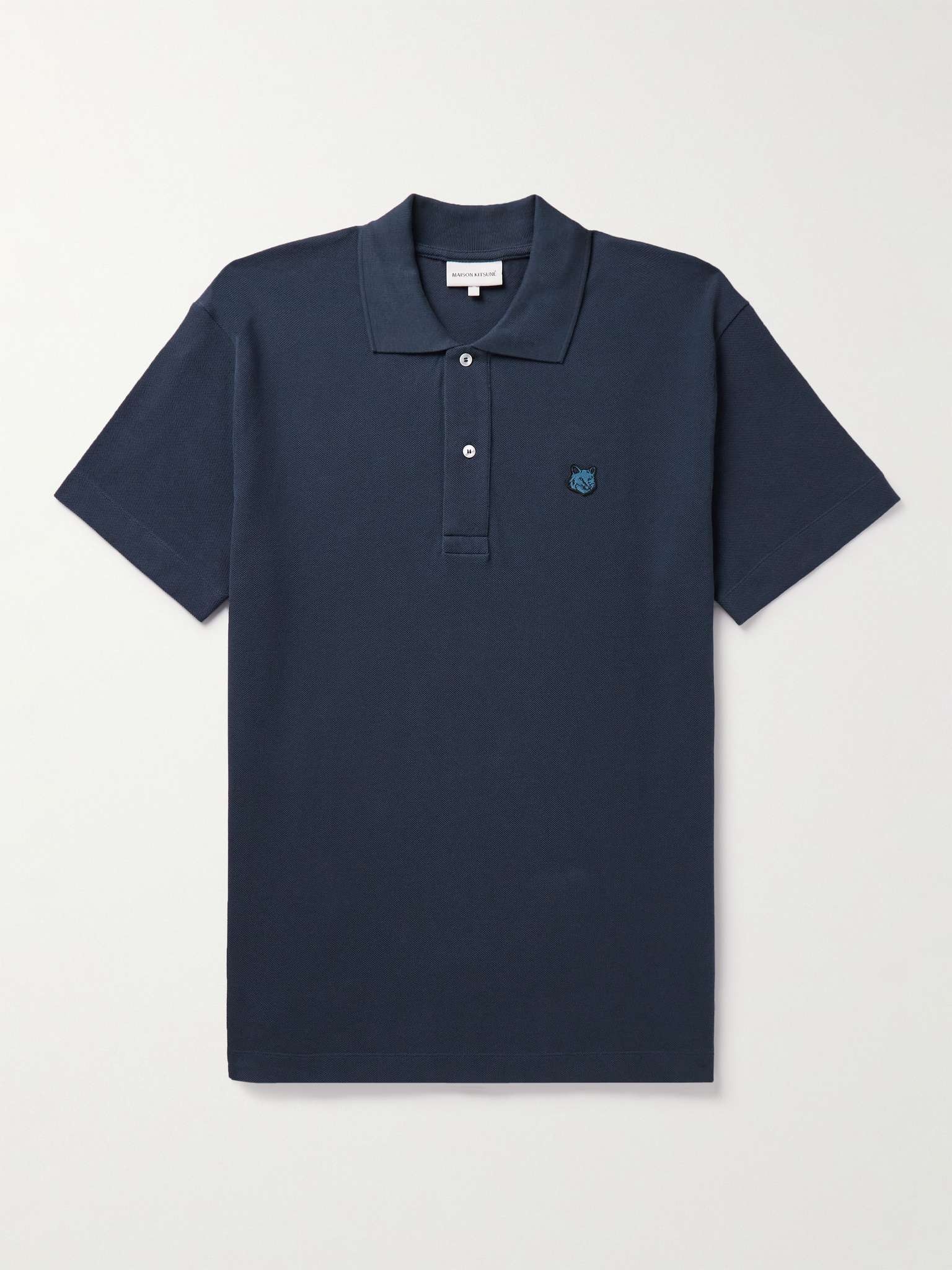 Logo-Appliquéd Cotton-Piqué Polo Shirt - 1