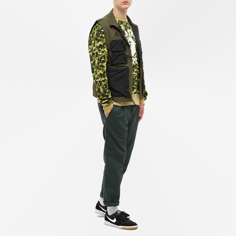 A Bathing Ape ABC Camo College Wide Crew Sweat - 6