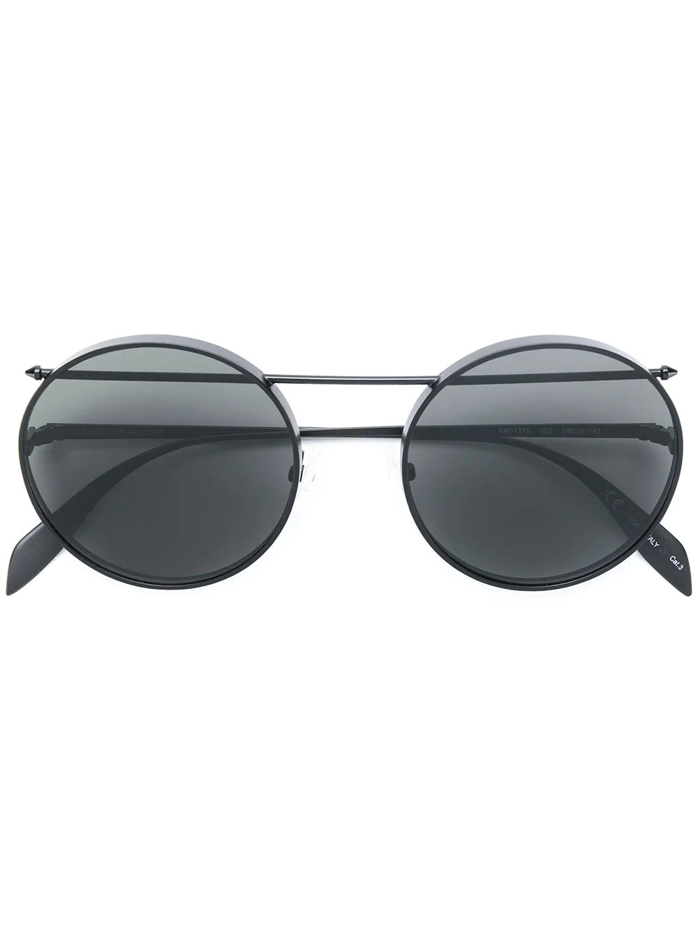 round frame aviator sunglasses - 1