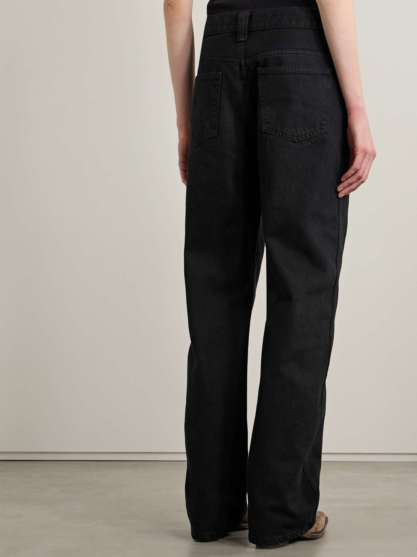 Bonnie mid-rise boyfriend jeans Black - 4