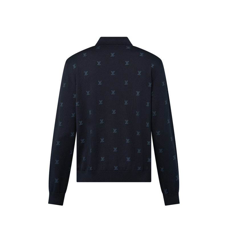 Long-Sleeved Wool, Silk And Cashmere-Blend Polo 3