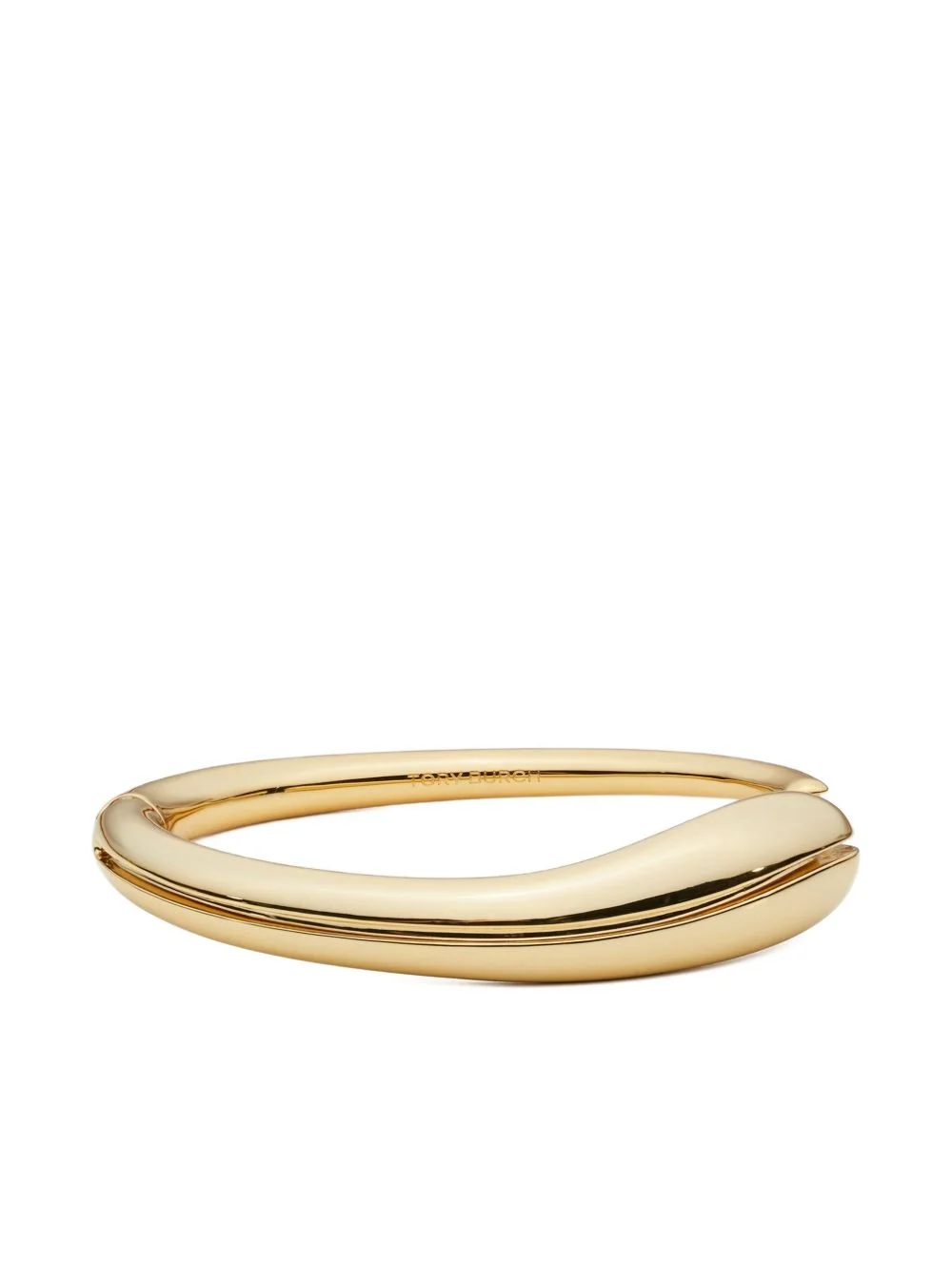 pierced gold cuff bracelet - 1