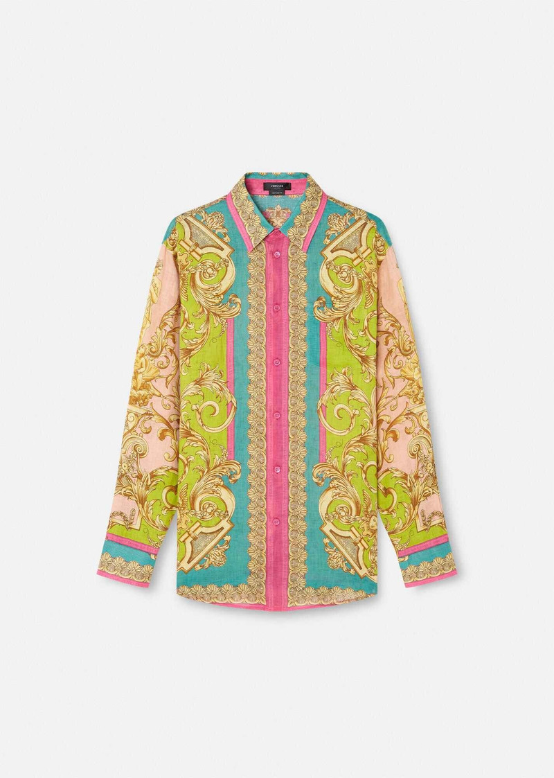 Barocco Goddess Linen Shirt 1