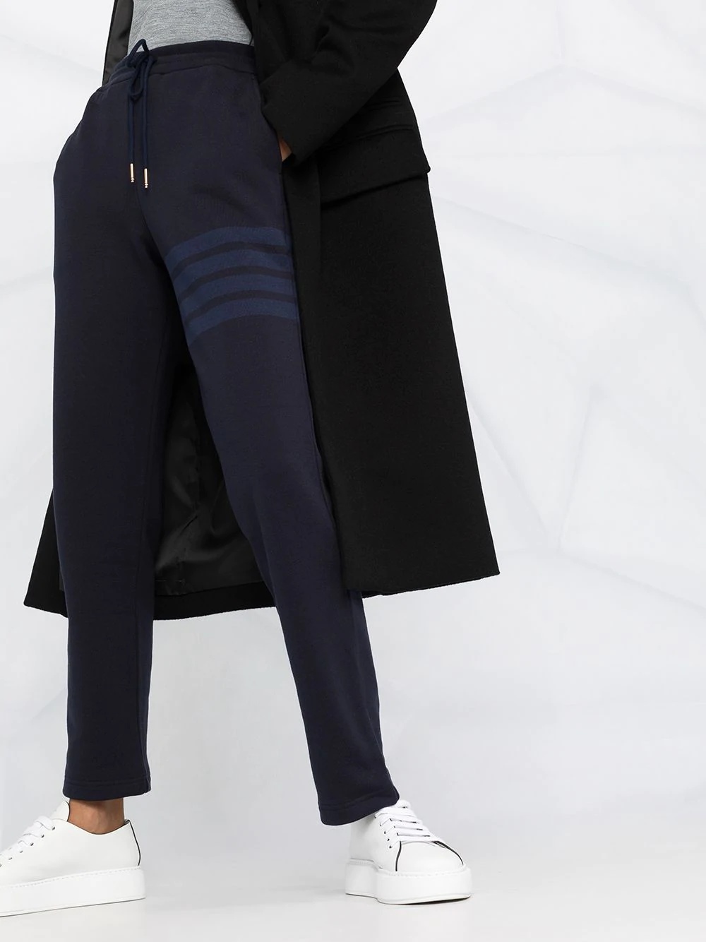 high-waisted track pants - 5