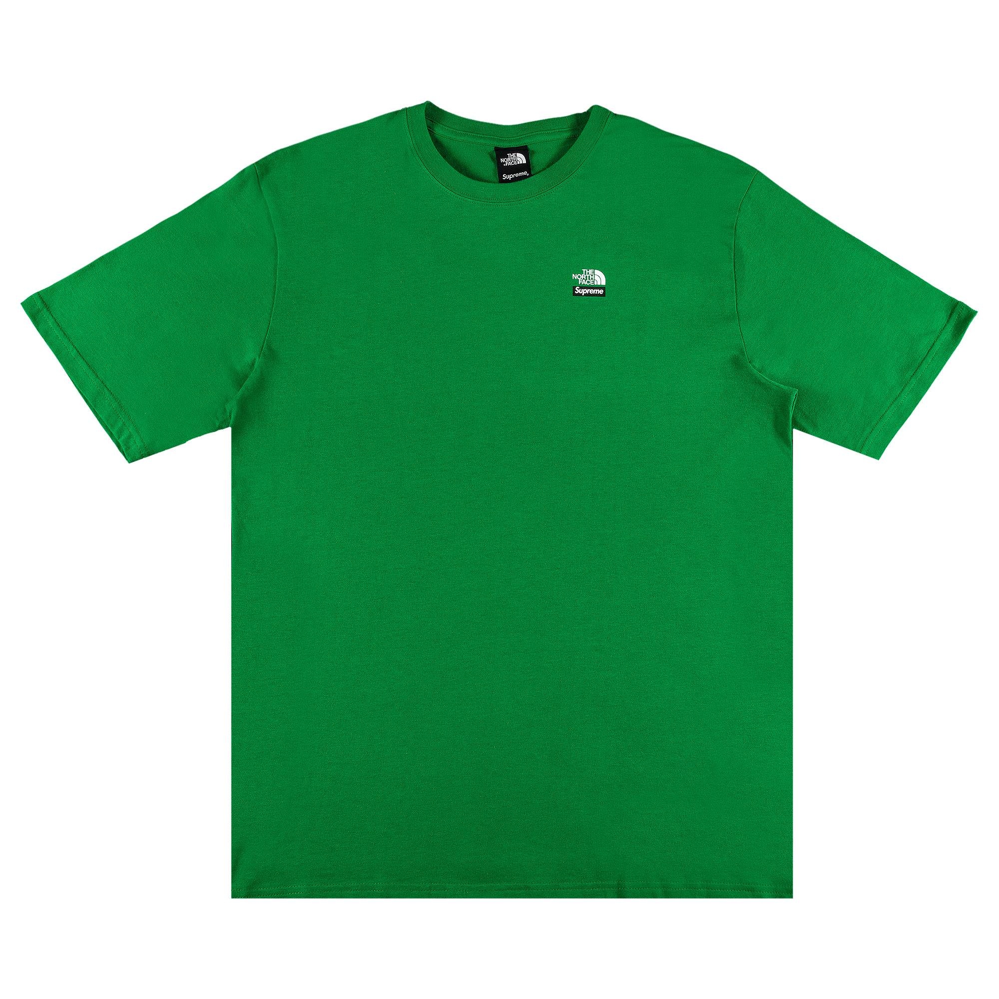 Supreme x The North Face Mountains Tee 'Green' - 1