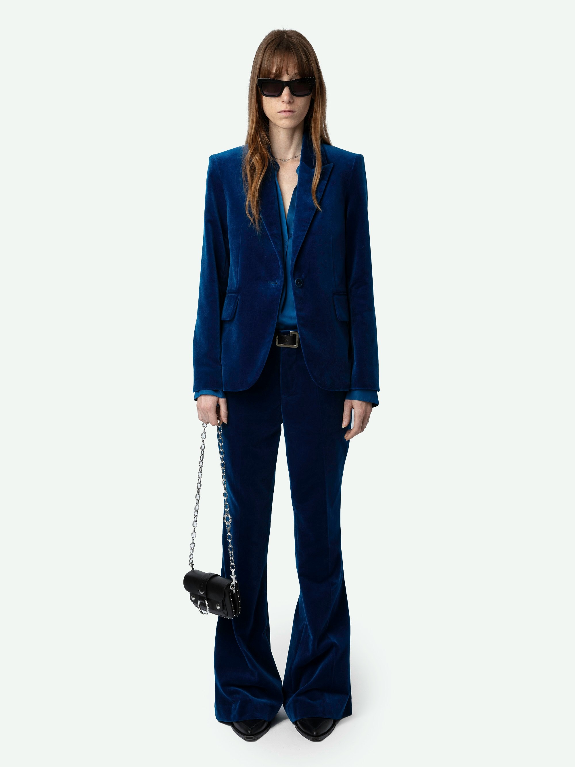 Vavy Velvet Blazer - 2