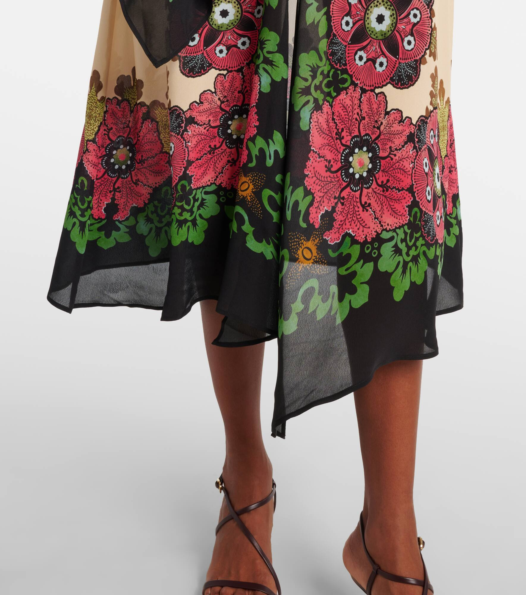 Karis floral midi dress - 5