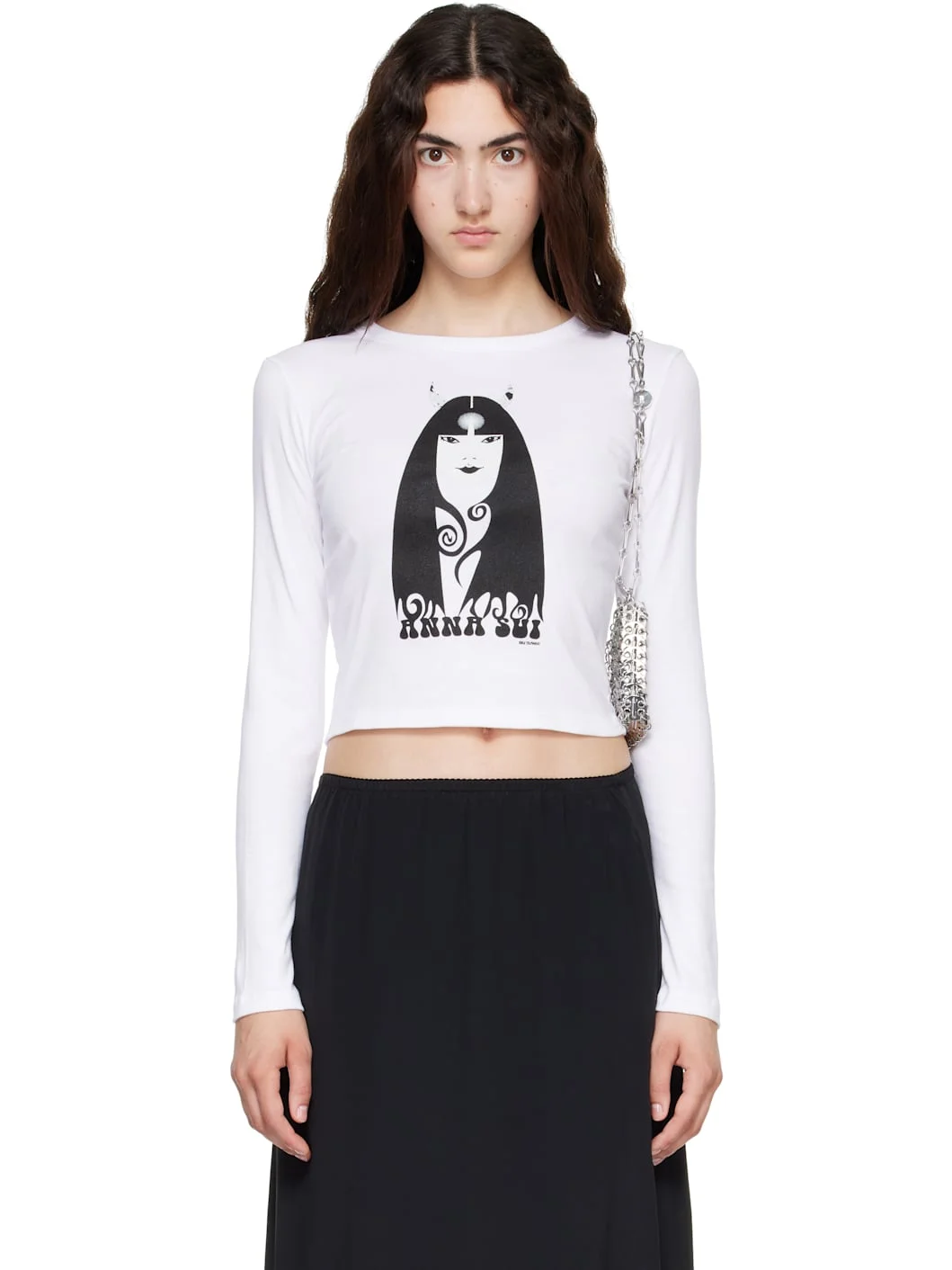 White Devil Long Sleeve T-shirt - 1