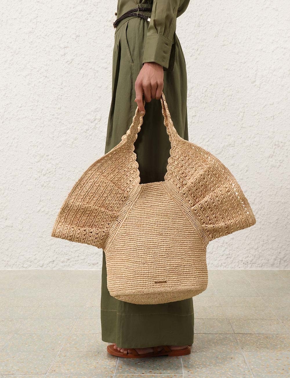 ZIMMERMANN RAFFIA TOTE - 4