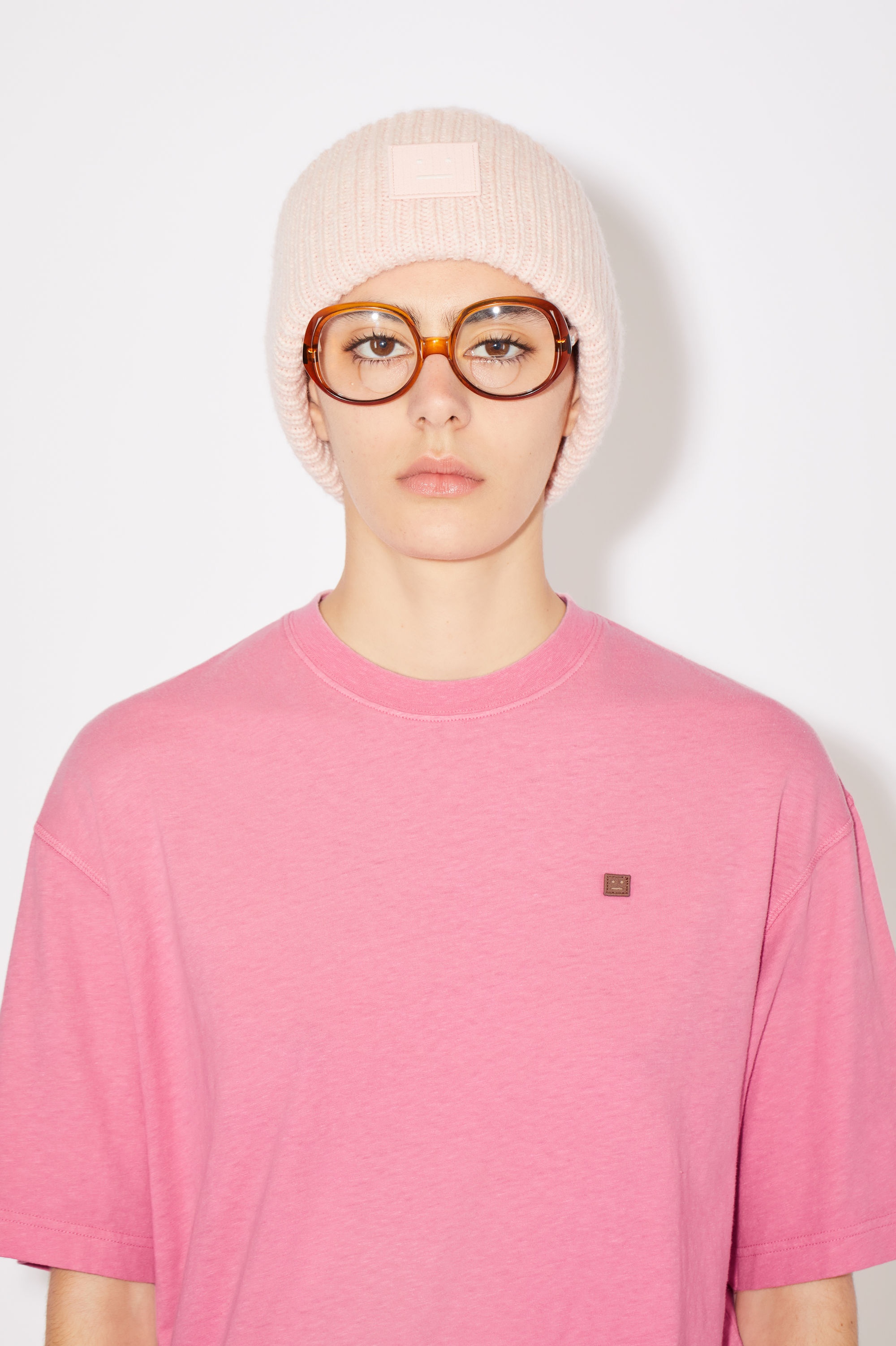 Crew neck t-shirt - Bubblegum pink - 4