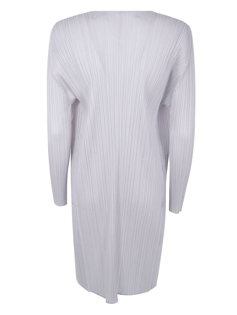 Pleats Please Issey Miyake pleated cardi-coat outlook