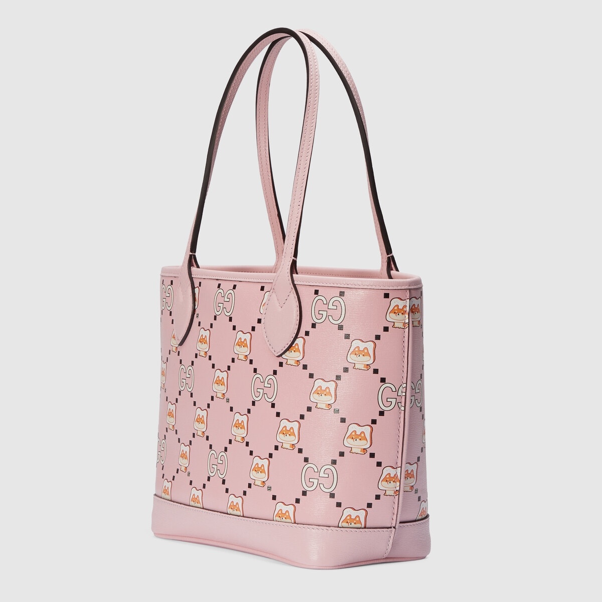 GG animal print small tote bag - 2