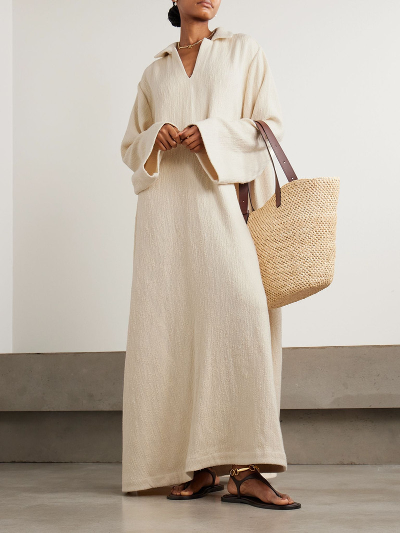 MARRAKSHI LIFE Cotton-flamme coverup Off-white outlook