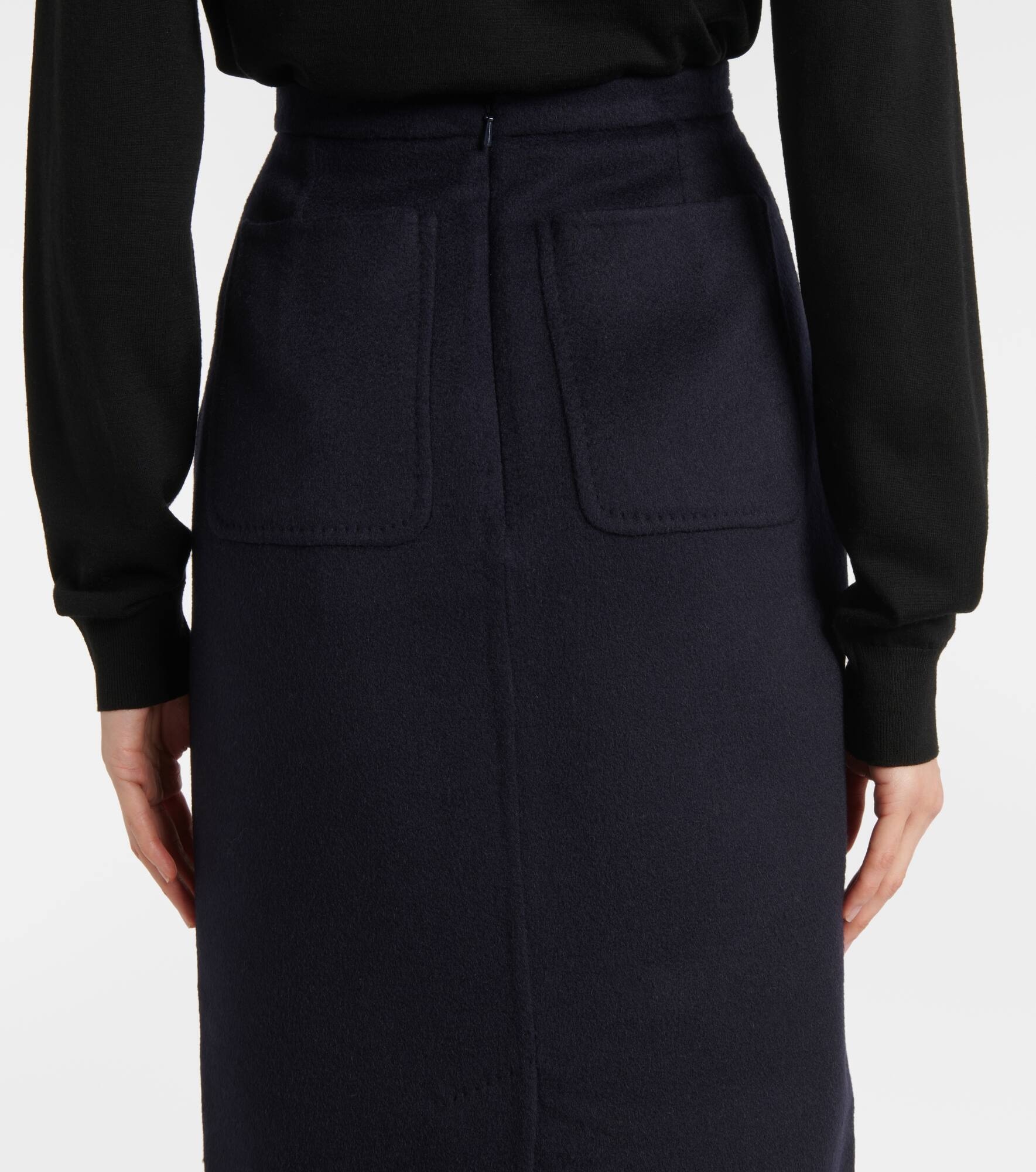 Palo camel hair pencil skirt - 6