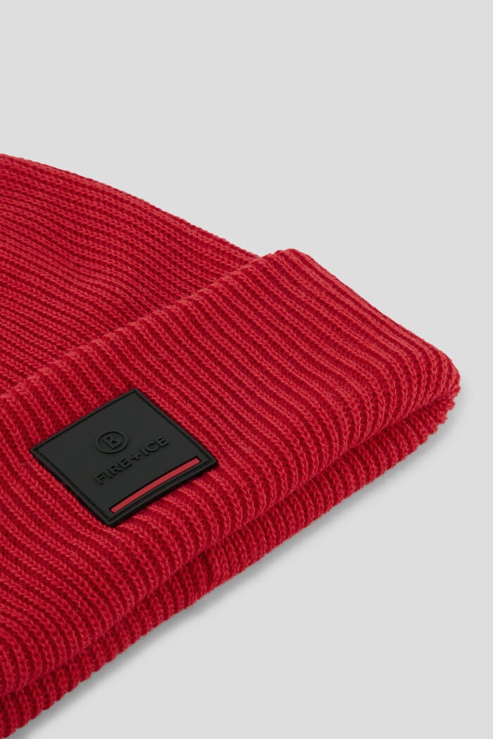 Tarek Knitted beanie in Red - 2