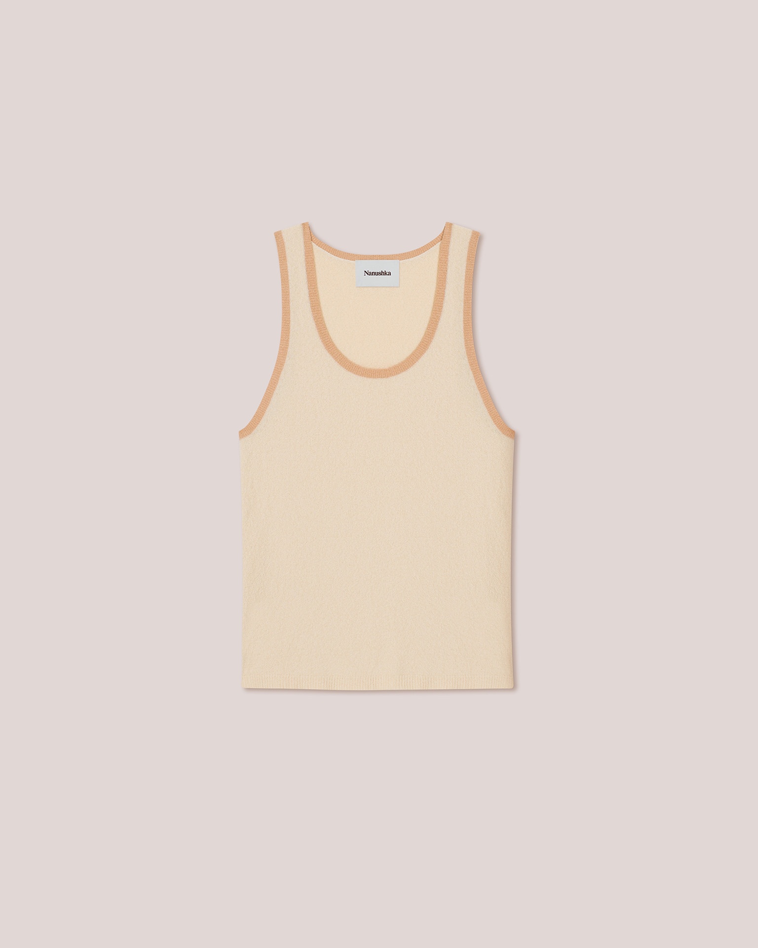 BASTEN - Terry cloth tank top - Light colourblock - 1