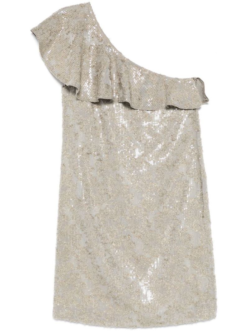 sequinned mini dress 1