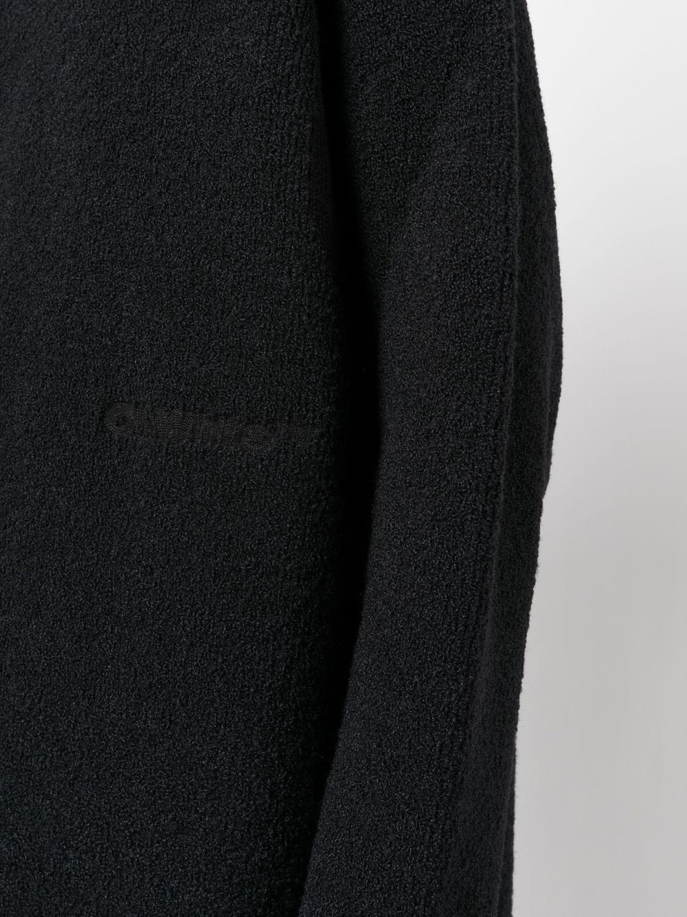 OFF-WHITE Micro Bouclé Turtleneck Black - 3