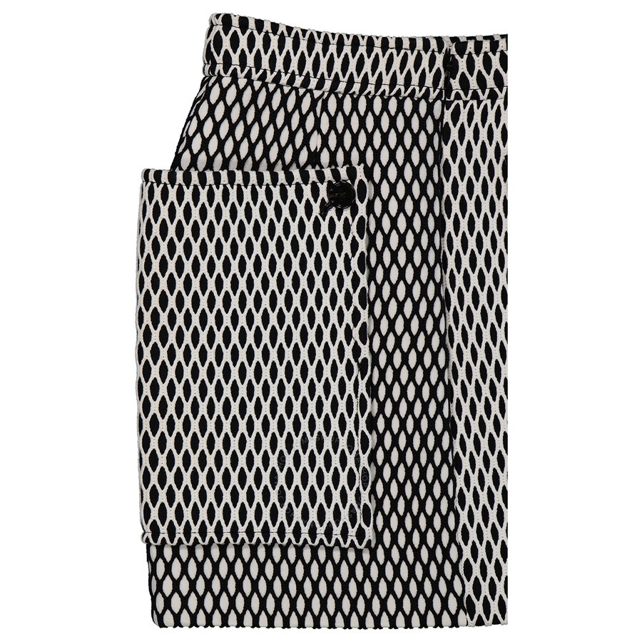 Burberry Mesh And Neoprene Pocket Detail Mini Skirt - 7