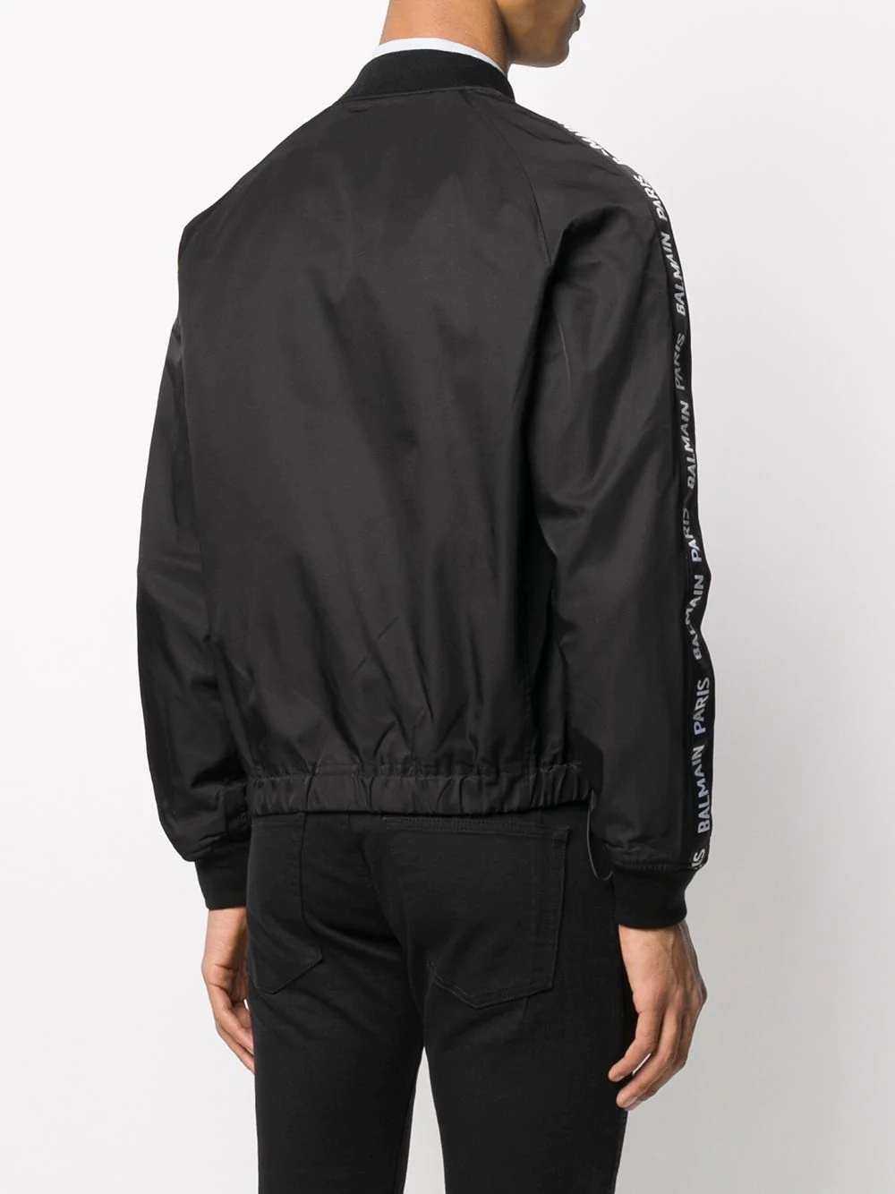 logo band bomber jacket - 4