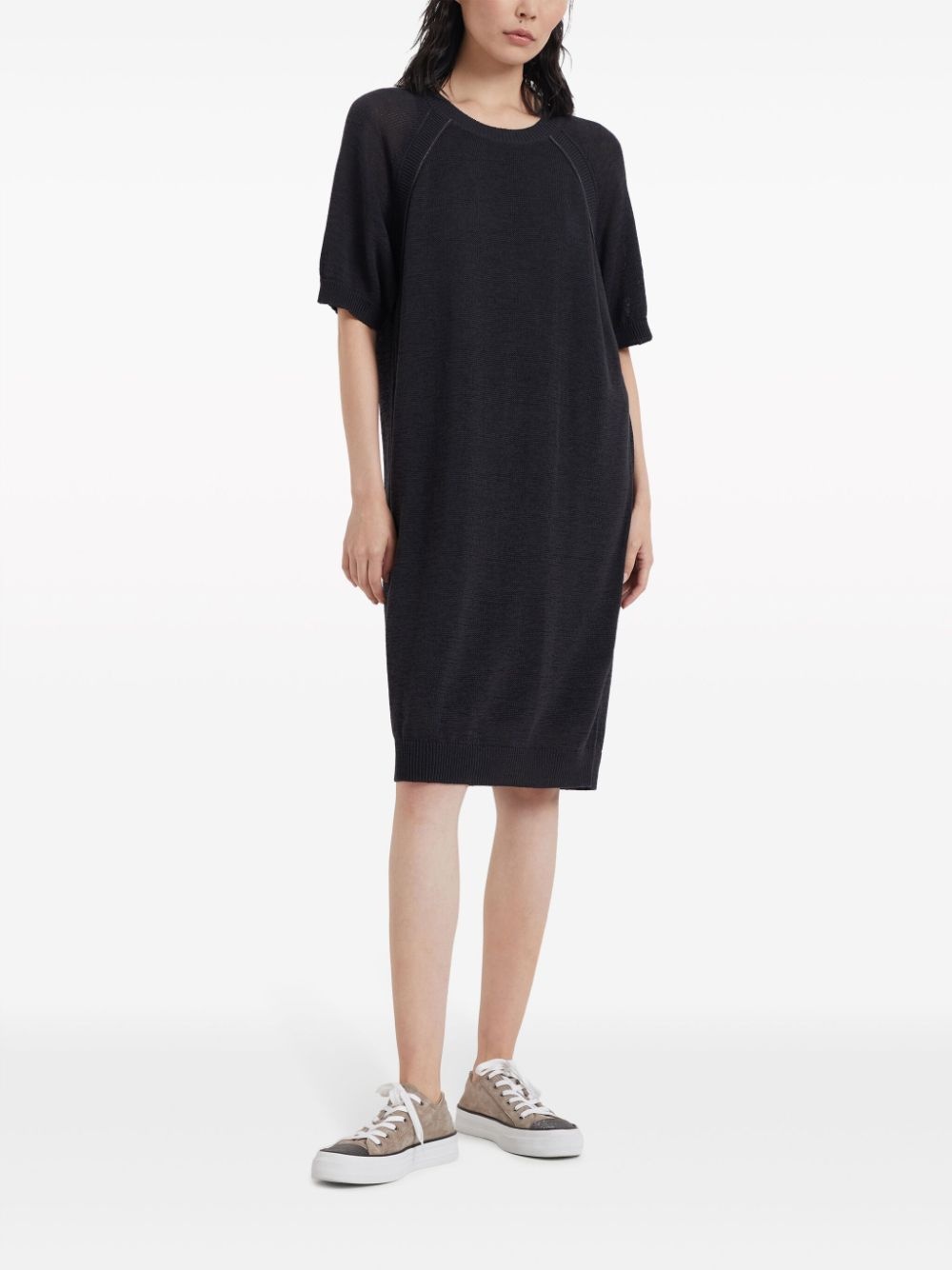 Brunello Cucinelli Women Cotton Midi Dress - 3