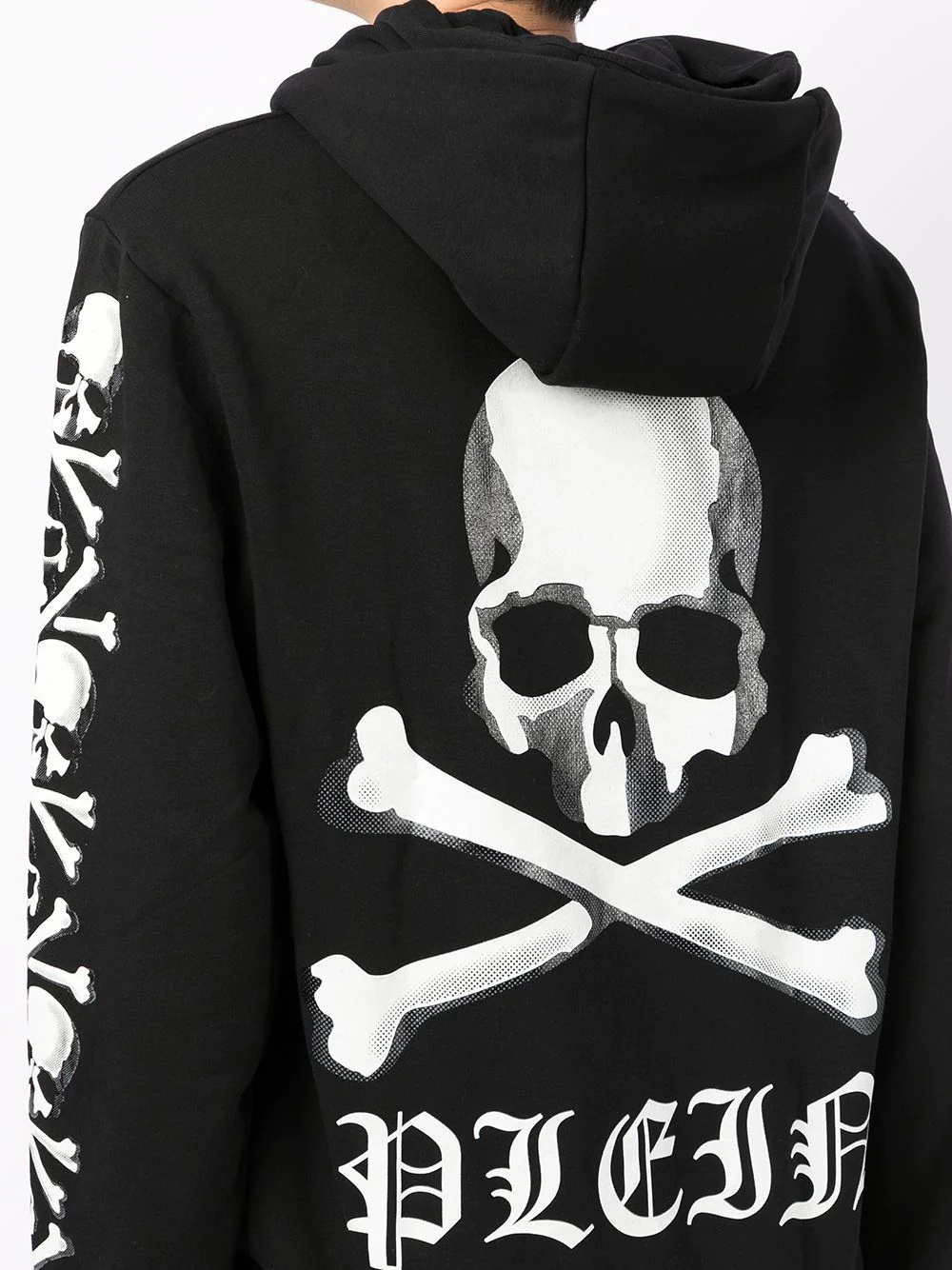 calligraphy hooded sweatshirt - 5