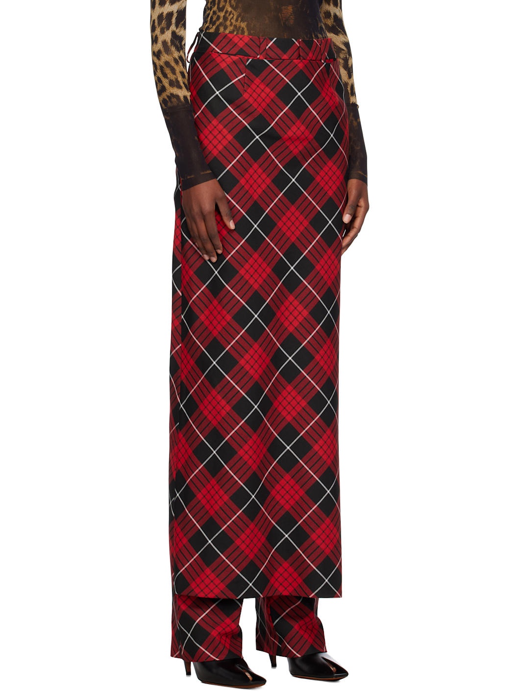 Red Tartan Trousers - 2