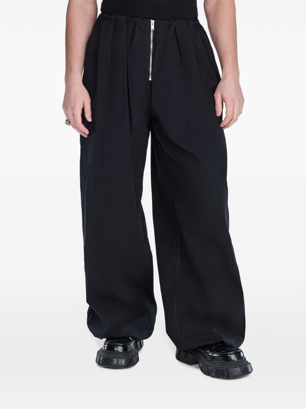 Blouson wide-leg trousers - 6