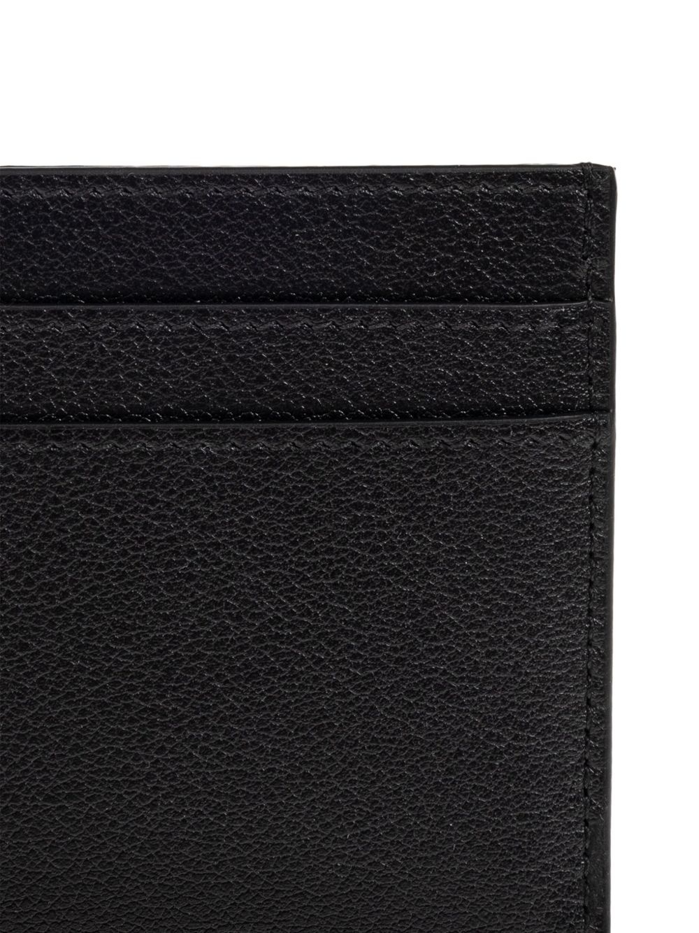 leather logo-plaque cardholder - 3