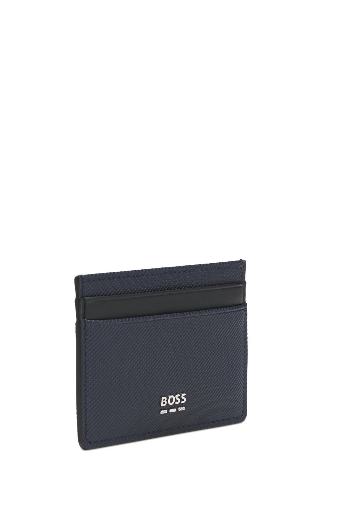 TEXTURED CARD HOLDER WITH HARDWARE TRIMS - 4