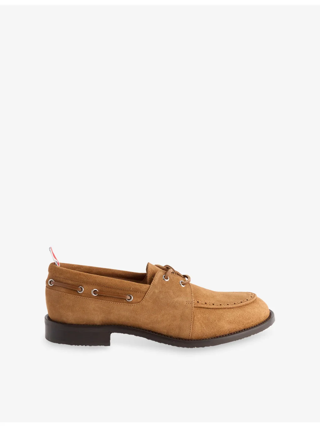 Padded Suede Boat Shoes - 1