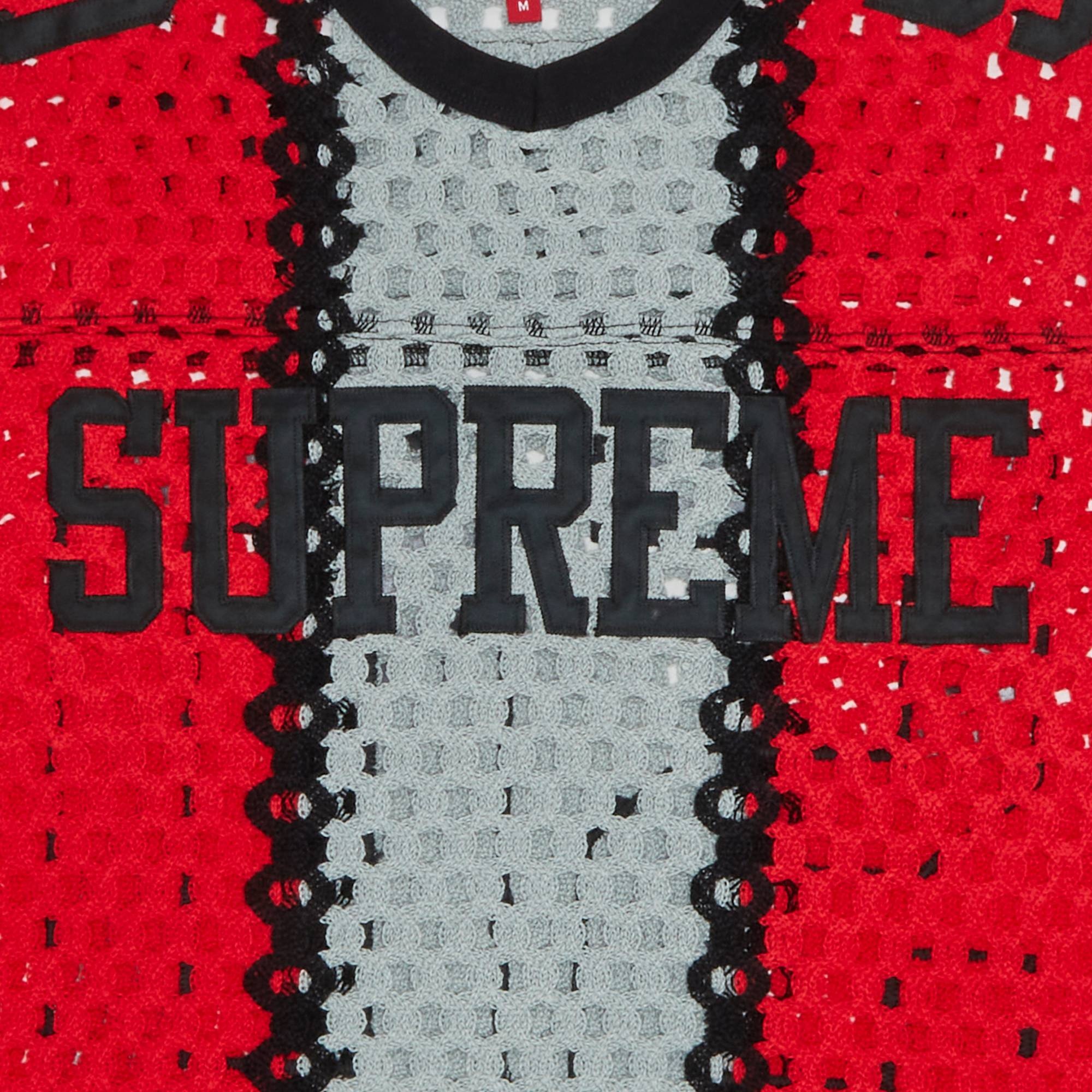 Supreme CROCHET FOOTBALL JERSEY